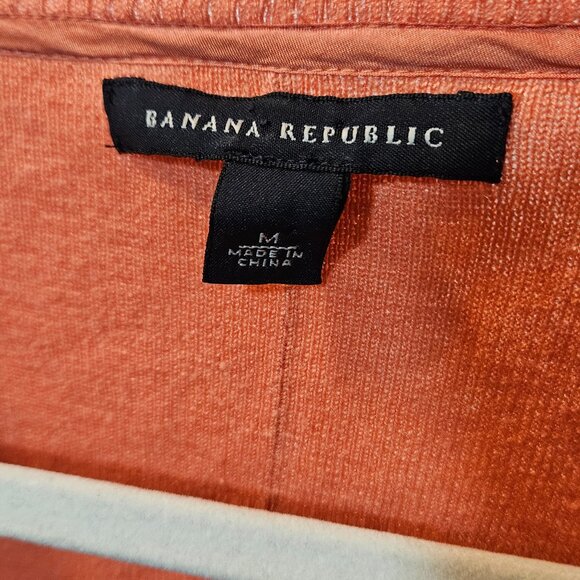 Banana Republic Peach Open Front Cardigan with Pockets Size Medium - Picture 5 of 5